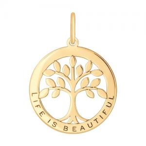 Подвеска «Дерево жизни» из золота